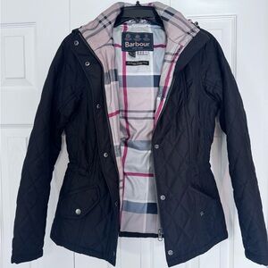 Barbour Millfire Quilted Jacket with hood